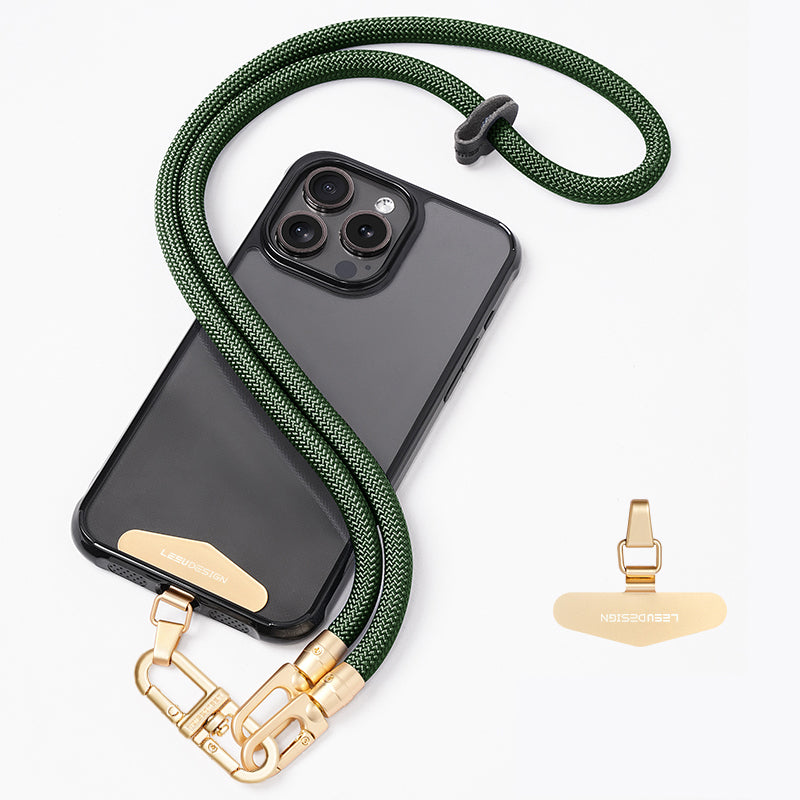 LEEU DESIGN Climbing Series 85cm Phone Lanyard Adjustable Cell Phone Crossbody Neck Rope LEEU DESIGN Climbing Series 85cm Phone Lanyard Adjustable Cell Phone Crossbody Neck Rope